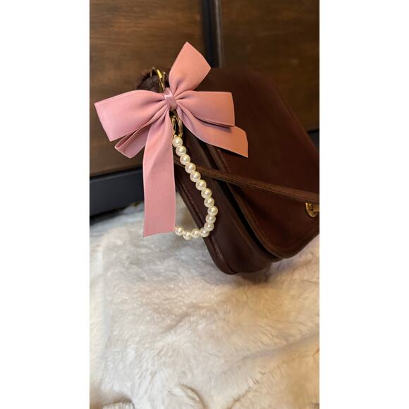 RARE ANILINE VELVET Coach Vintage Washed Leather Crossbody USA - Picture 6 of 8